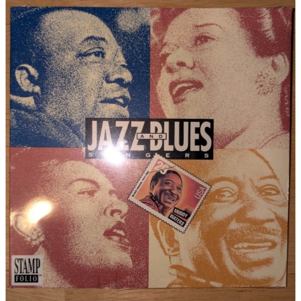 1994 Jazz & Blues Singers 29c Stamp Folio - New Sealed LOT-2